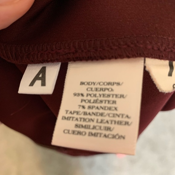 Ann Taylor burgundy dress - Picture 4 of 5